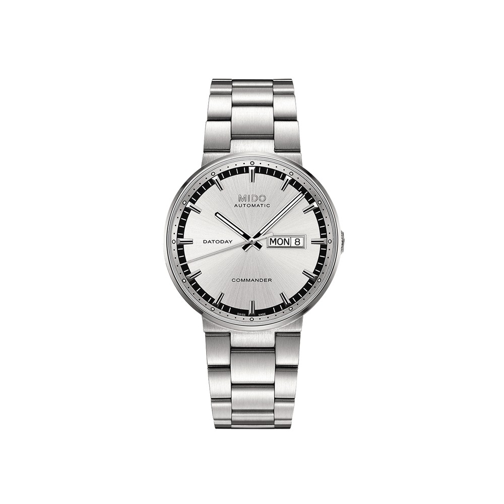 Mido Commander Silver Men's Watch - M0144301103180